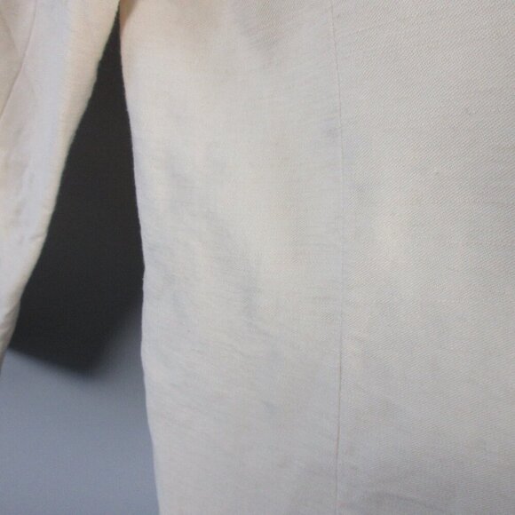 Sezane Christie Jacket Women Blazer 40 Butter Yellow Linen Career Preppy 766 - Picture 10 of 16